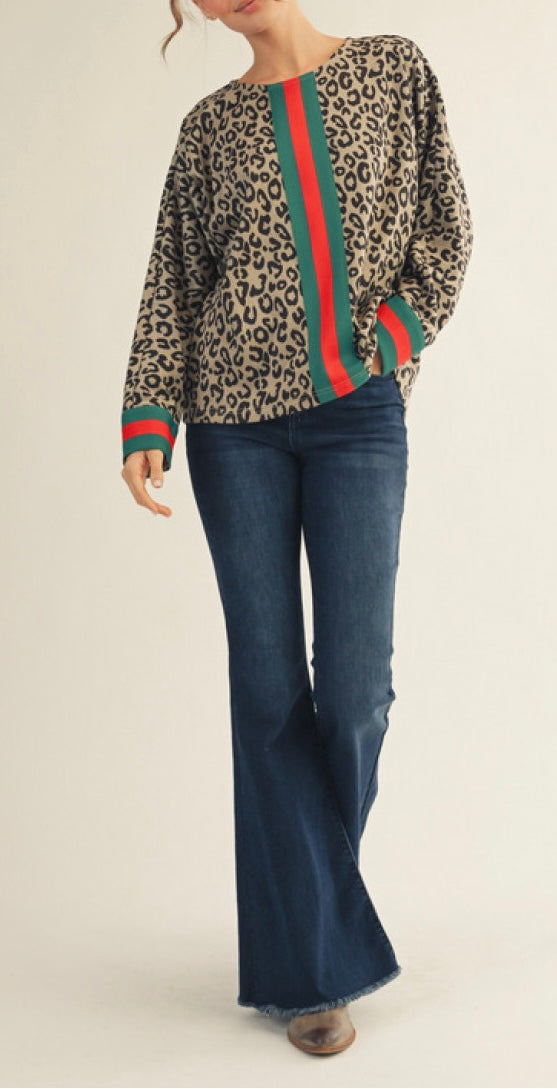 "Gucci Inspired" Leopard Sweater