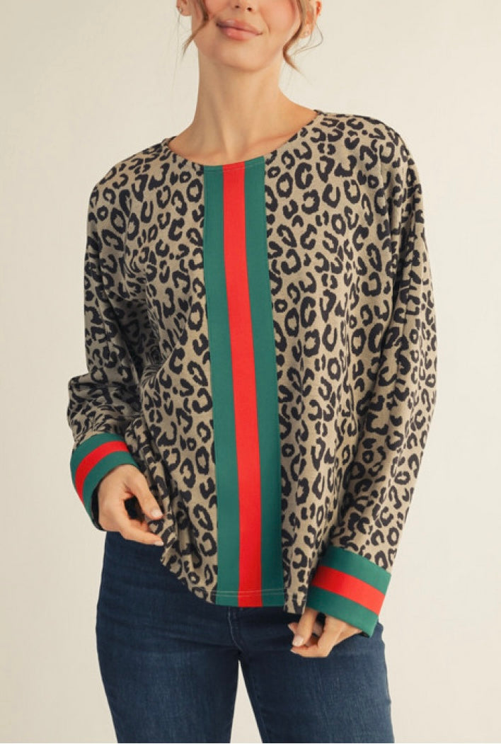 "Gucci Inspired" Leopard Sweater