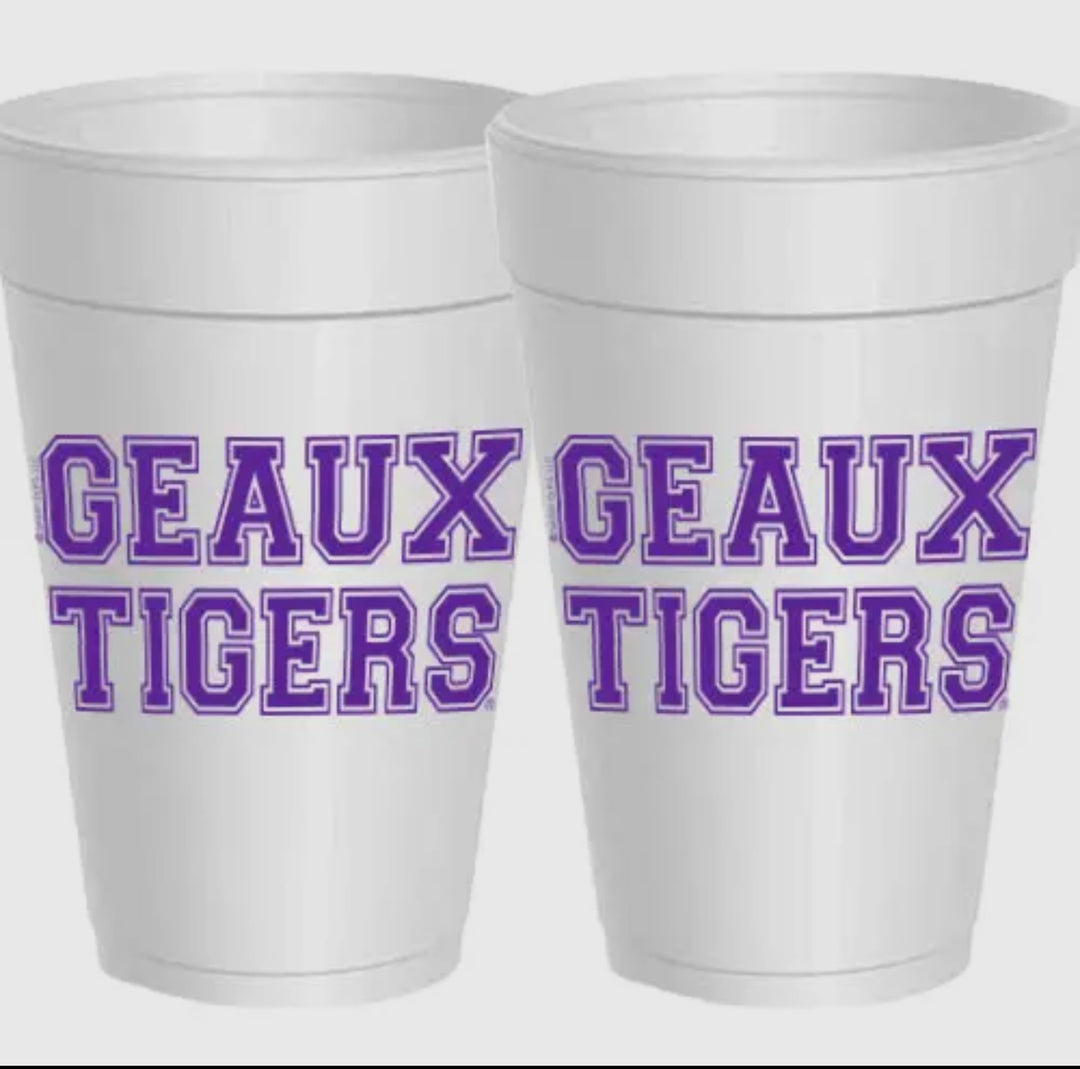 Geaux Tigers Tailgate Cups