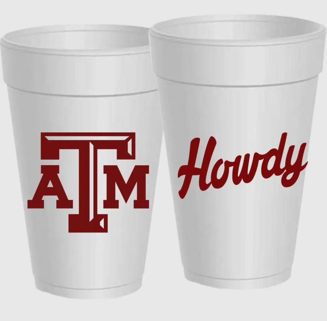 Texas A&M Howdy Tailgate Cups