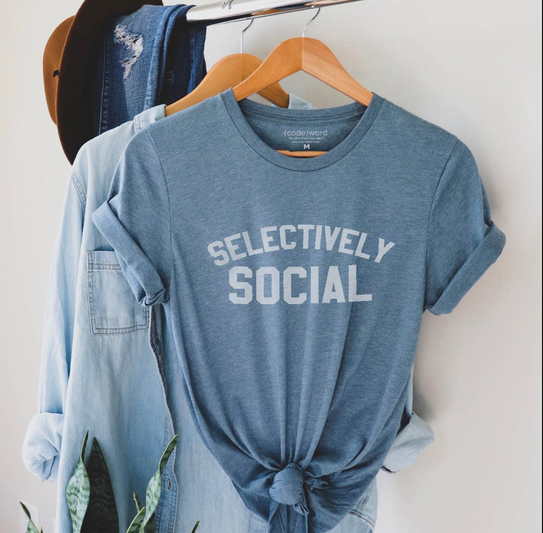Selectively Social Tee
