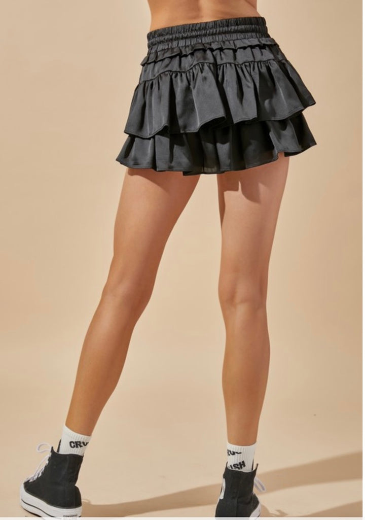 Ruffle Tiered Skort