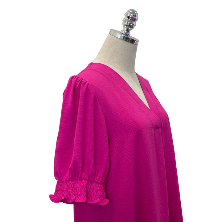 Neon Pink Shift Dress