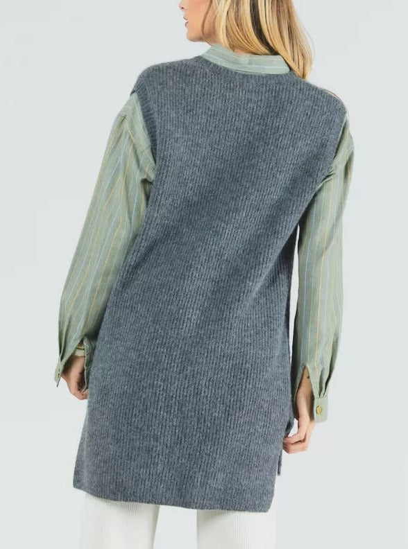 Charcoal Sweater Vest/Dress