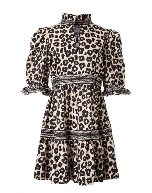 Teardrop Dress in Cheetah Print