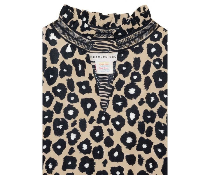 Teardrop Dress in Cheetah Print