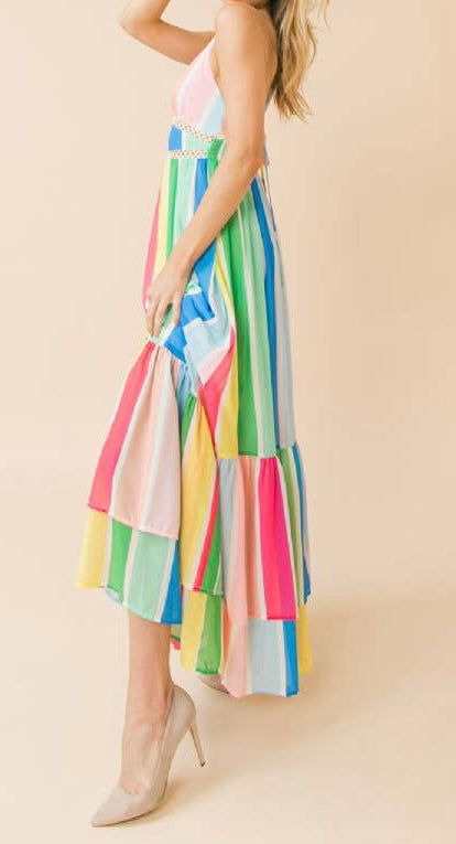 Multicolored Maxi Dress