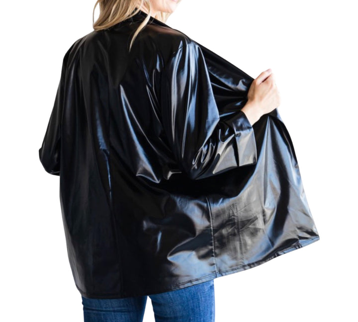 Black Vegan Leather Jacket