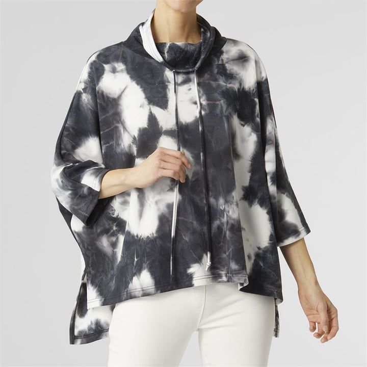 Oversized Tie Dye Poncho