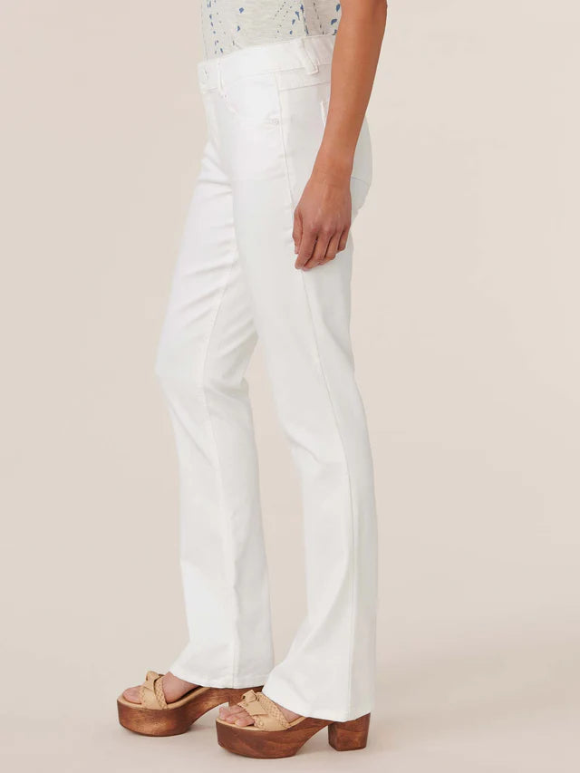 "Ab"solution® Itty Bitty Bootcut White Jeans