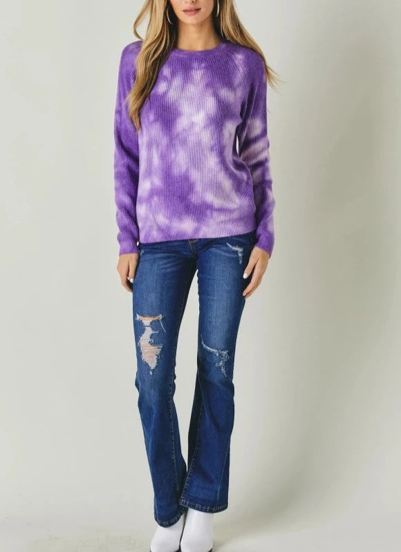 Purple Passion Tie Dye Sweater