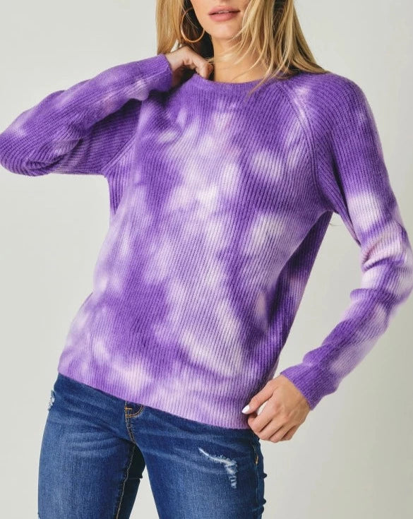 Purple Passion Tie Dye Sweater