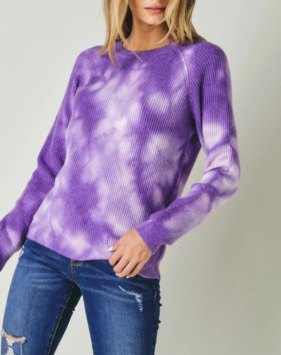 Purple Passion Tie Dye Sweater