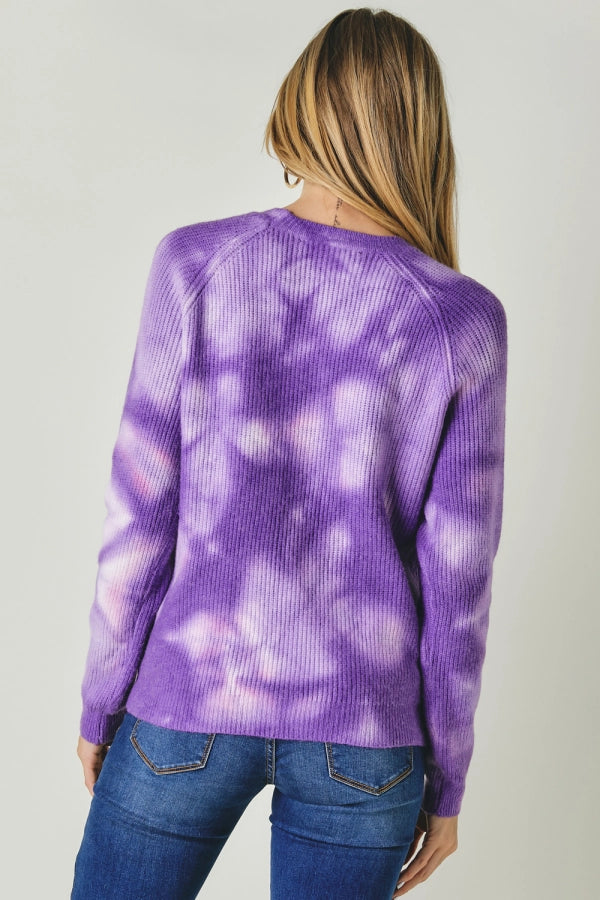 Purple Passion Tie Dye Sweater