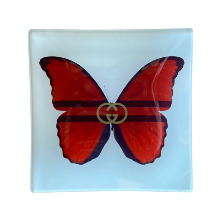 Designer Inspired Butterfly Trinket Tray