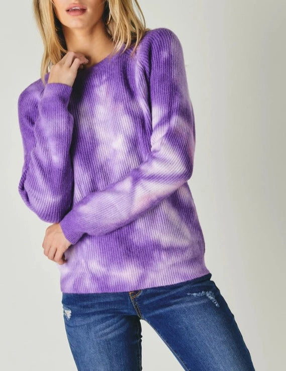 Purple Passion Tie Dye Sweater