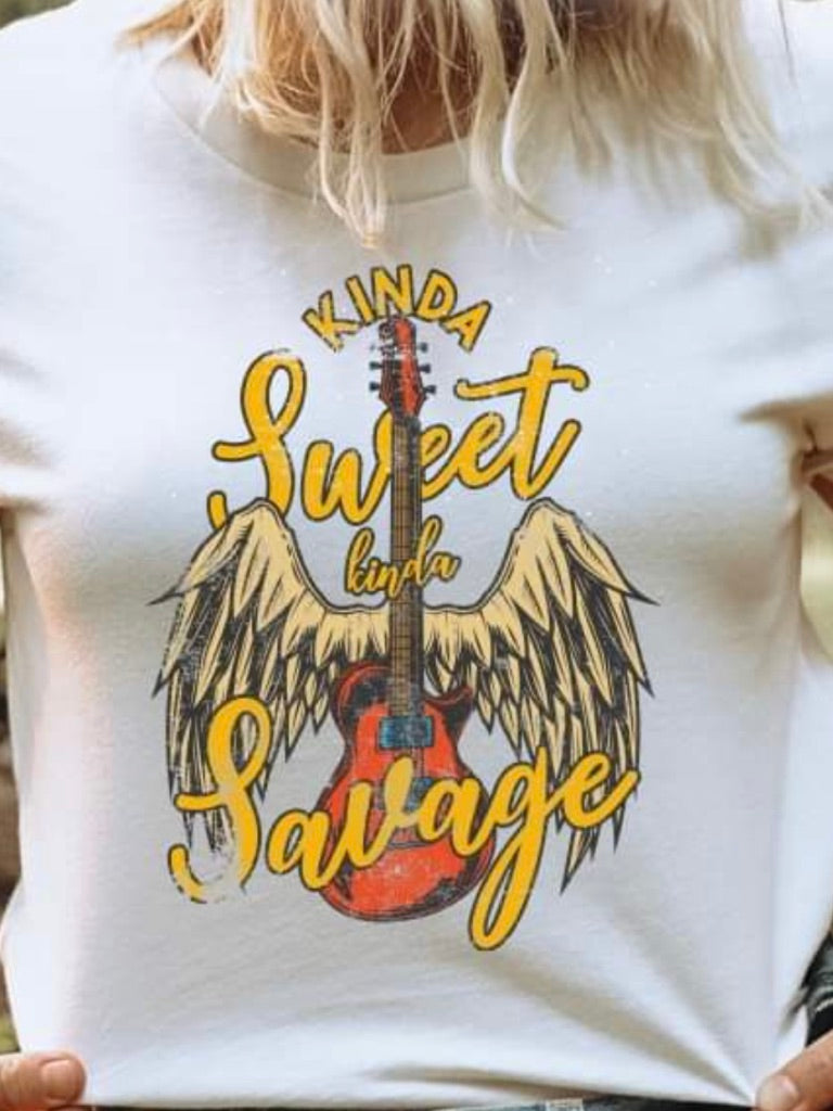 Kinda Sweet Kinda Savage Vintage Tee