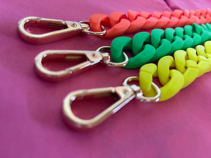 Neon and Pastel Chain Shoulder Strap