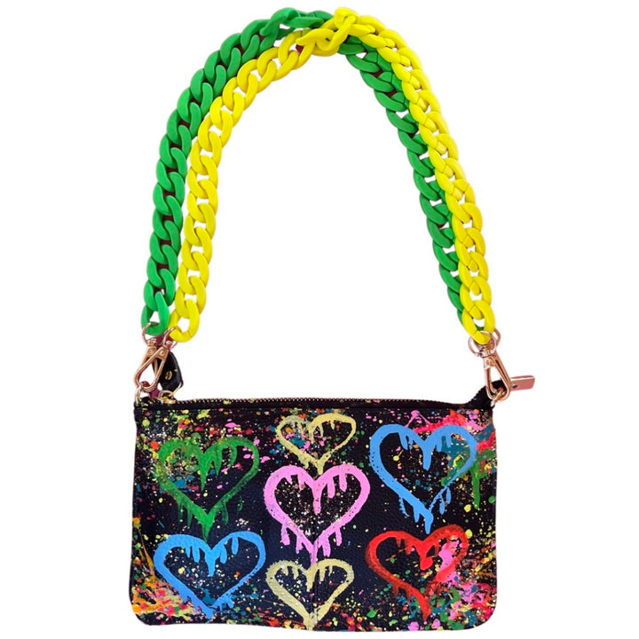 Neon and Pastel Chain Shoulder Strap