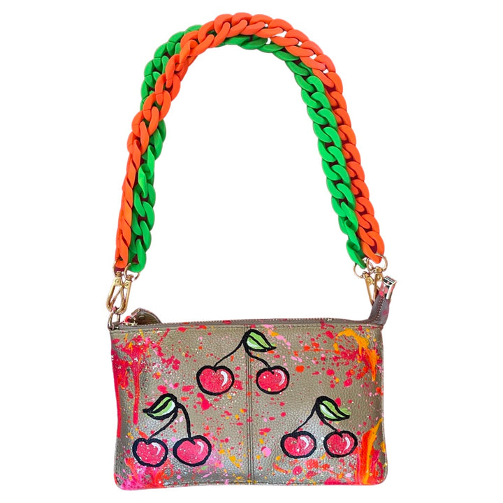 Neon and Pastel Chain Shoulder Strap