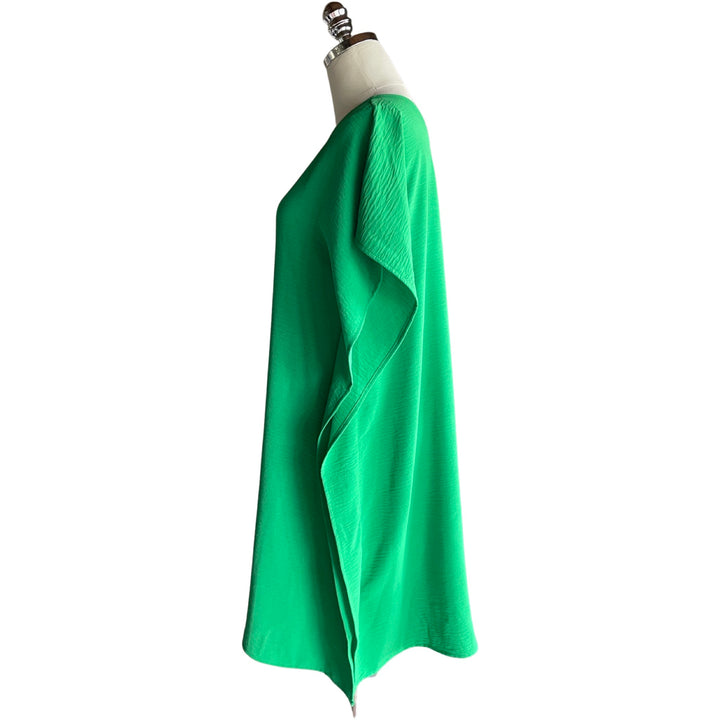 Asymmetrical Dress in Kelly Green