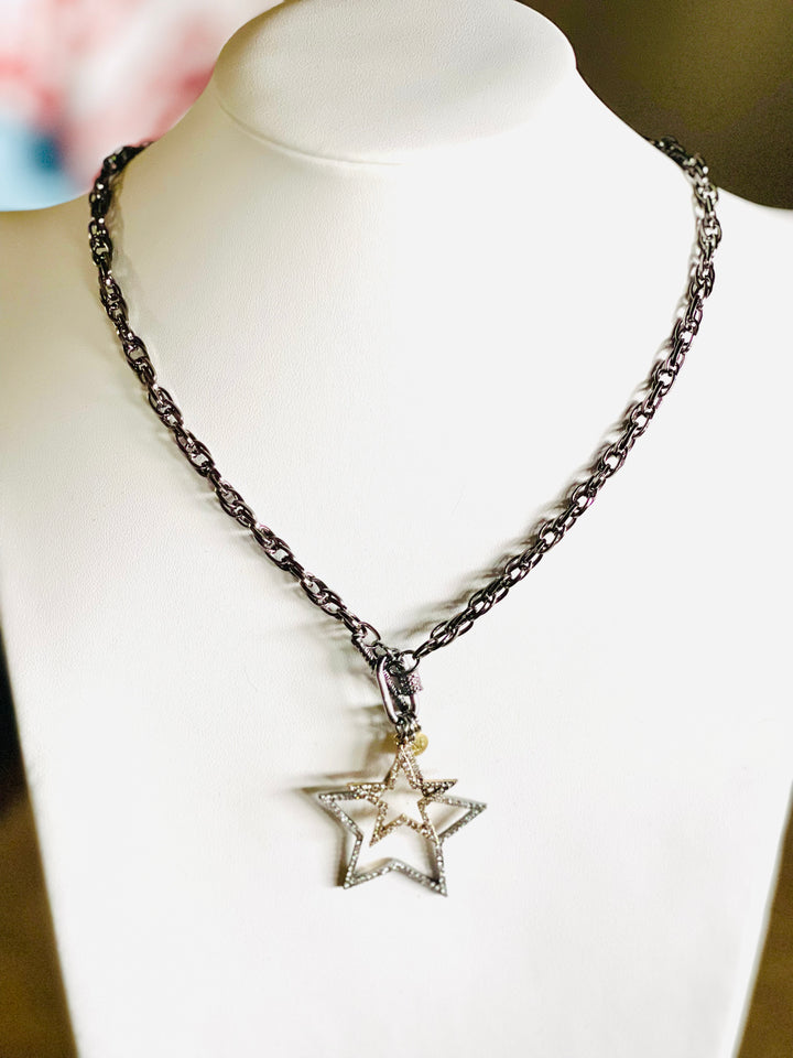 Double Star Necklace